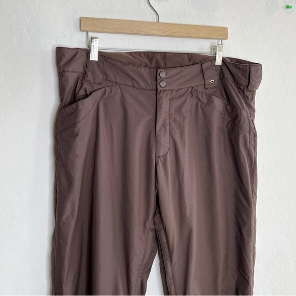 Marmot Ski Snowboard Pants Womens Size XL Waterproof Brown Insulated Winter - Picture 2 of 10